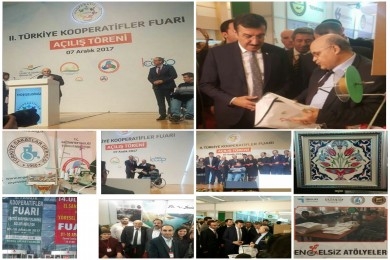 Gaziantep’ten Üç Kooperatif 2.Türkiye Kooperatifler Fuarına katıldı. 